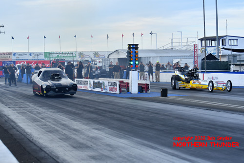 James Day - 'Matthews Motorsports' - NFC (left lane) vs 
Tyler Hilton - 'Great Expectations III' - NTF (right lane)